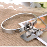 Lock Heart Couple Bracelet
